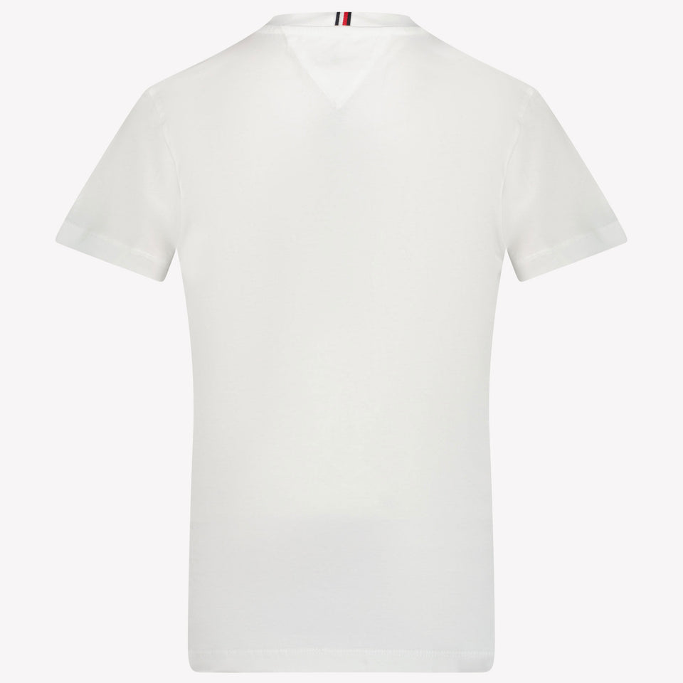 Tommy Hilfiger Kinder Jongens T-Shirt Wit