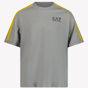 EA7 Kids Boys T-Shirt Açık Gri