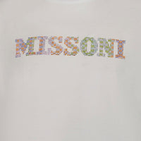 Missoni Kinder Meisjes T-Shirt In Wit