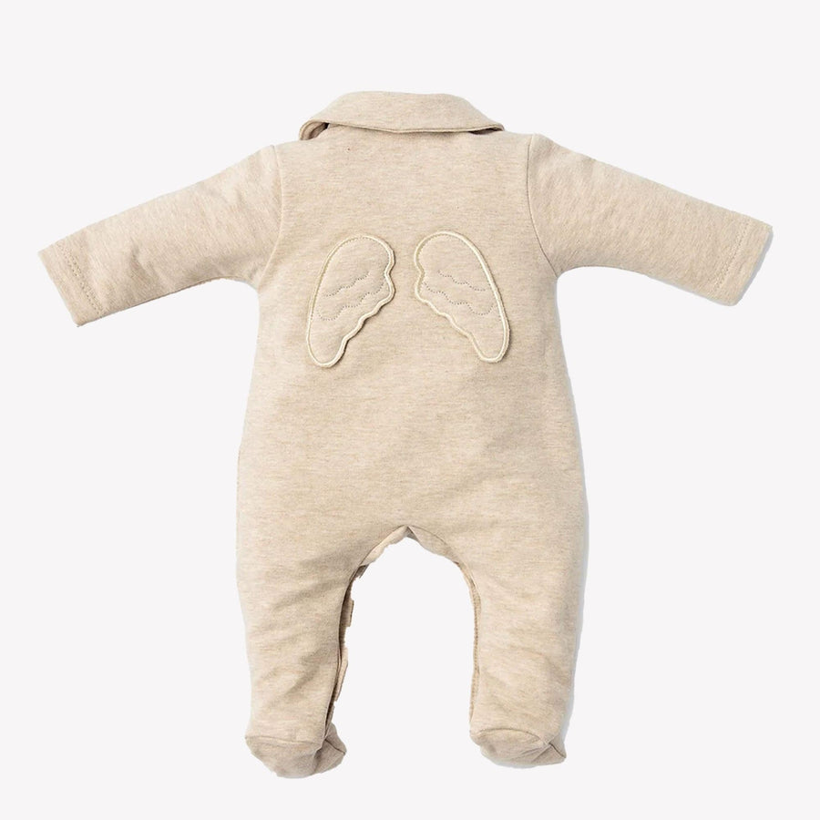 First Baby Unisex Romper Beige