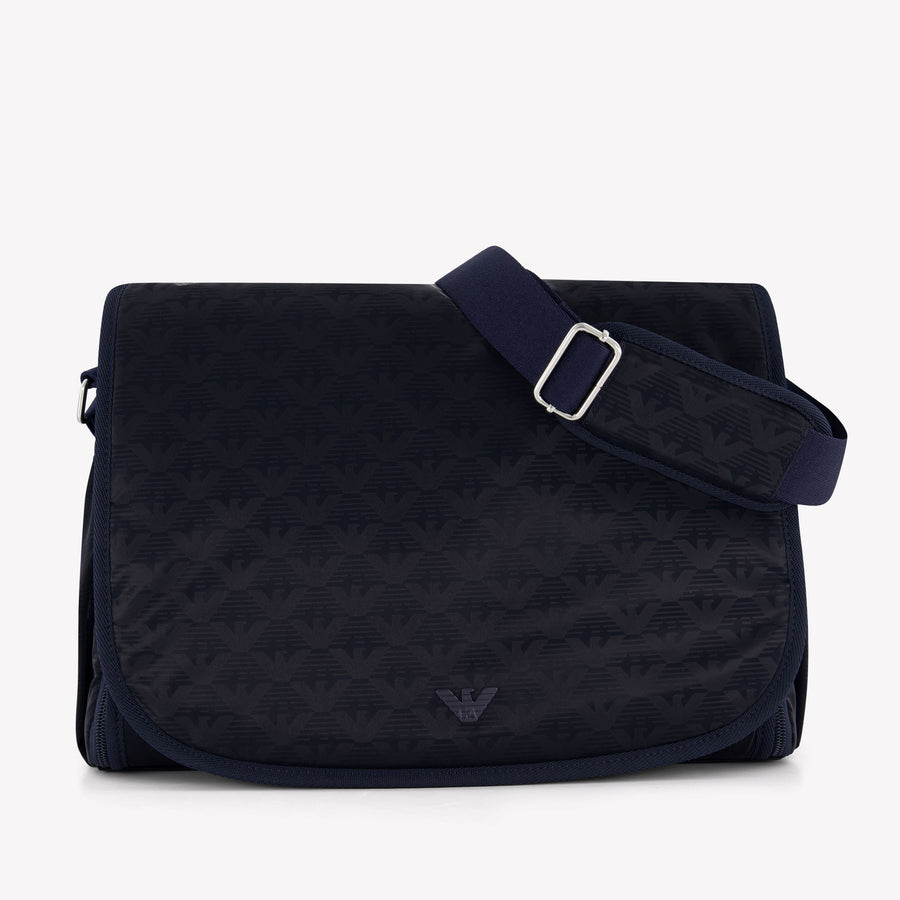 Armani Baby Boys Diaper Bag  Navy