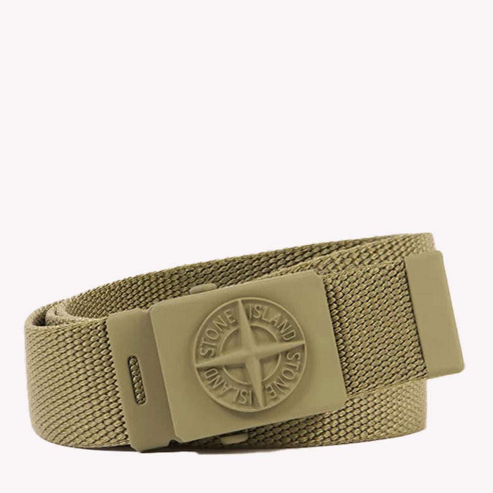 Stone Island Kids Boys Belt Army