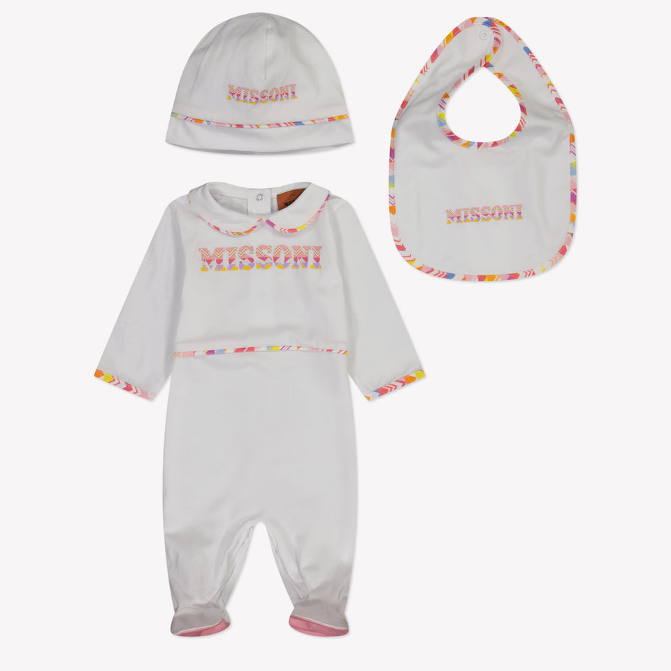 Missoni Baby Meisjes Boxpakje In Wit