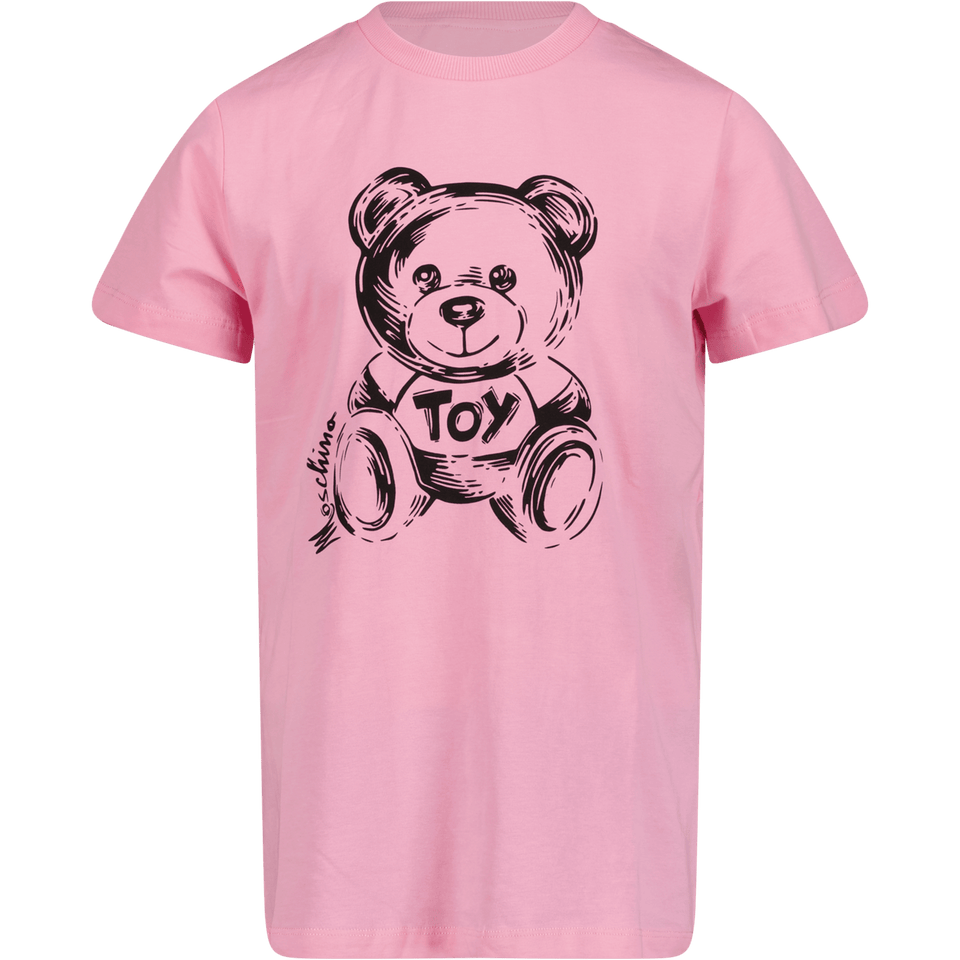 Moschino Kinder Meisjes T-Shirt Roze 4Y
